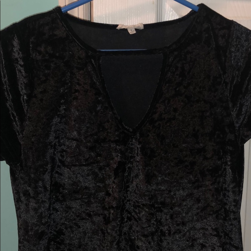 Velvet mini dress